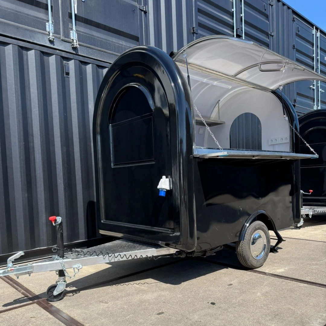 2026 Empire Trailers Black Mobile Catering Food Trailer Single Axle Serving Hatch Stainless Interior Kitchen Trailers — image 1 2026 Empire Trailers Black Mobile Catering Food Trailer Single Axle Serving Hatch Stainless Interior kitchen trailers for sale — photo 1 of 1 | Prime Trail Trailers