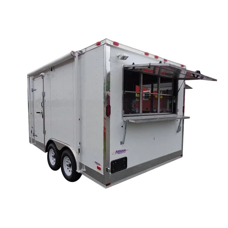 2026 Empire Trailers 8.5 x 14 White Custom Enclosed Kitchen Concession Trailer Kitchen Trailers — image 1 2026 Empire Trailers 8.5 x 14 White Custom Enclosed Kitchen Concession Trailer kitchen trailers for sale — photo 1 of 1 | Prime Trail Trailers