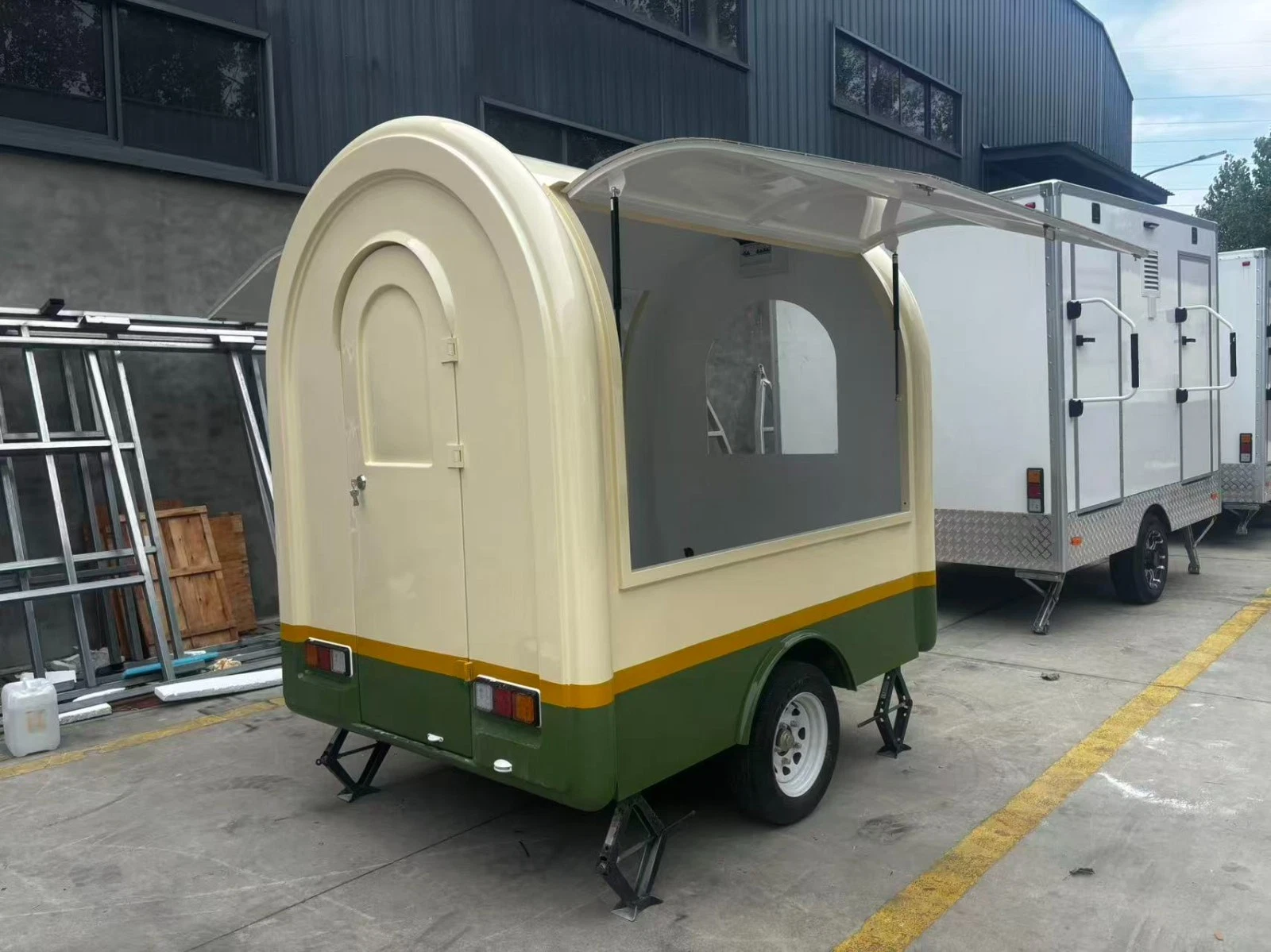 2026 Empire Trailers Mobile Catering Food Trailer Single Axle Dual Hatch Coffee Street Food kitchen trailers for sale — photo 7 of 12 | Prime Trail Trailers
