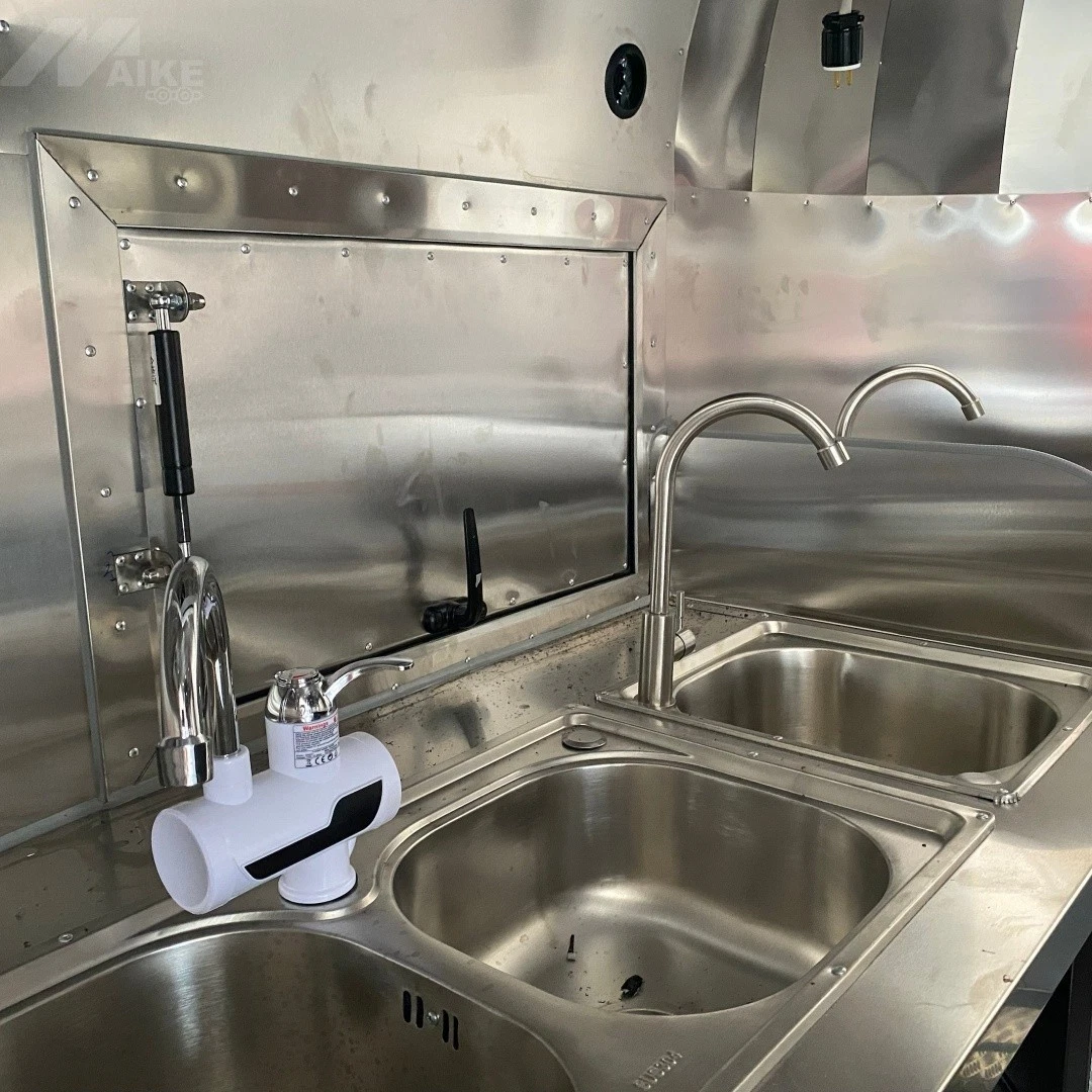 2026 Empire Trailers Yellow Mobile Catering Food Trailer Twin Axle Dual Serving Hatch kitchen trailers for sale — photo 8 of 9 | Prime Trail Trailers