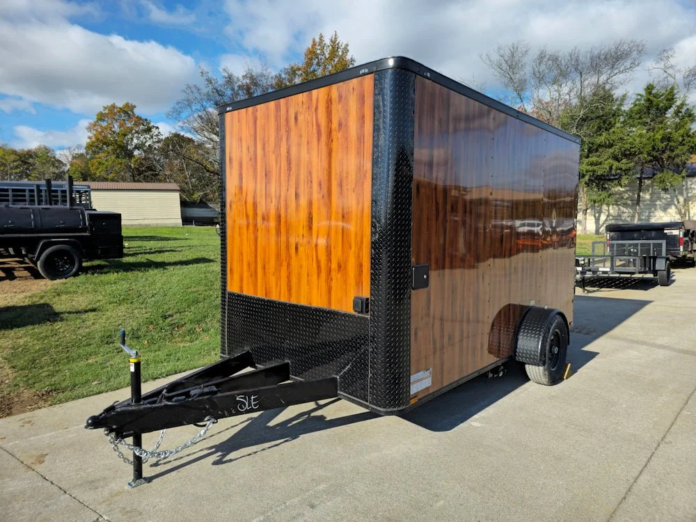 2026 Empire Trailers 7 x 12 Wood Grain Concession Food Catering Vending Trailer kitchen trailers for sale — photo 3 of 13 | Prime Trail Trailers