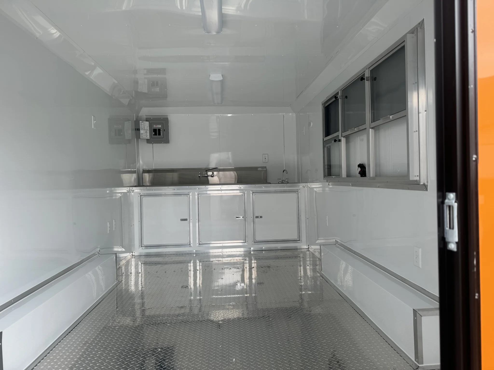 2026 Empire Trailers 8.5×16 Quality Concession Trailer Orange Blackout Package kitchen trailers for sale — photo 4 of 4 | Prime Trail Trailers