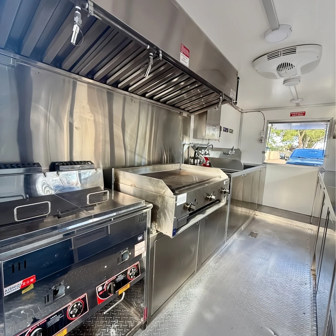 2026 Empire Trailers Bright Red Square Food Trailer - High Visibility Mobile Kitchen (Dual Axle) kitchen trailers for sale — photo 2 of 8 | Prime Trail Trailers