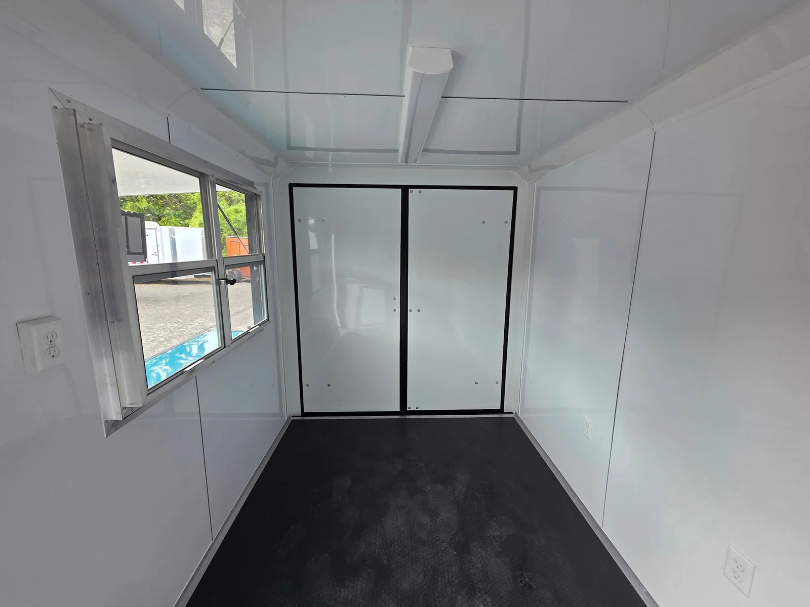 2026 Empire Trailers 7 x 12 Water Blue Flat Front Concession Catering Trailer kitchen trailers for sale — photo 5 of 11 | Prime Trail Trailers