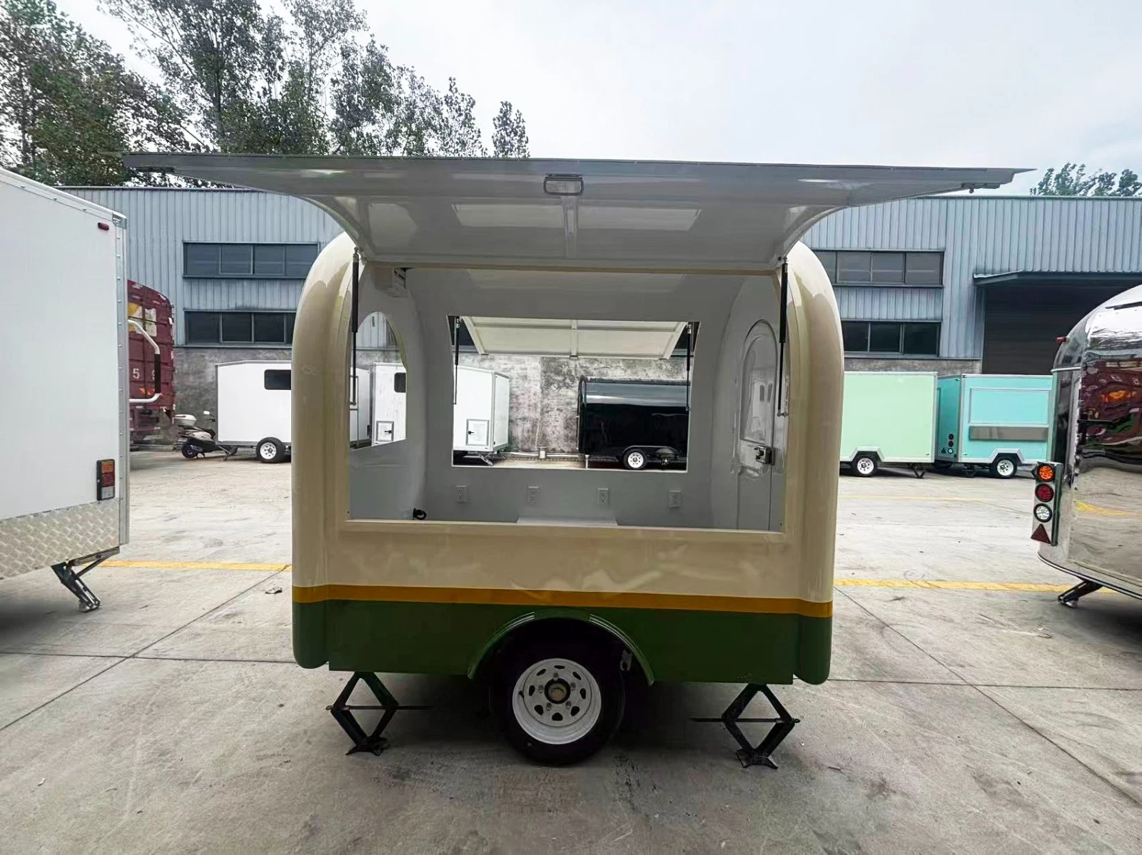 2026 Empire Trailers Mobile Catering Food Trailer Single Axle Dual Hatch Coffee Street Food kitchen trailers for sale — photo 10 of 12 | Prime Trail Trailers