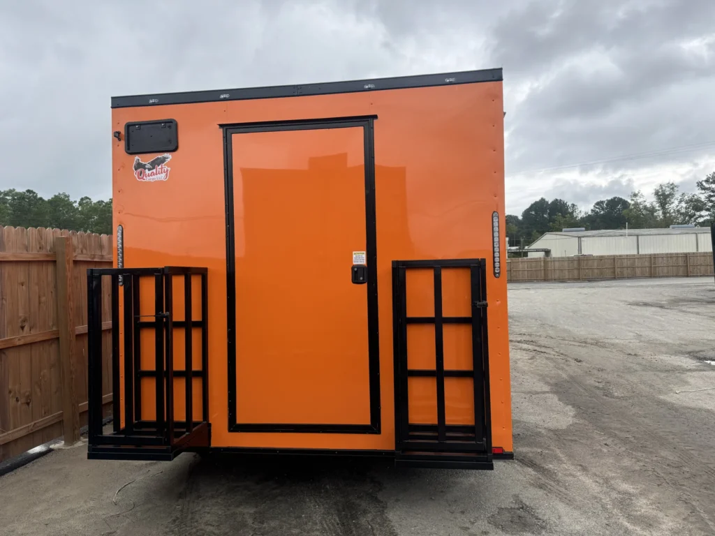 2026 Empire Trailers 8.5×16 Quality Concession Trailer Orange Blackout Package kitchen trailers for sale — photo 2 of 4 | Prime Trail Trailers