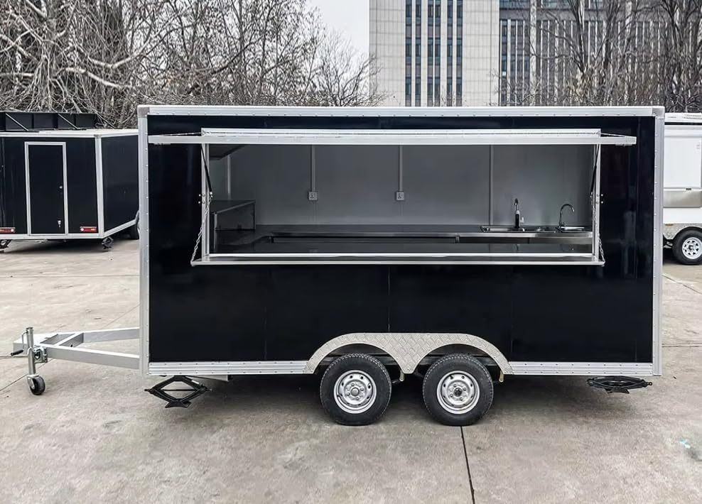 2026 Empire Trailers Stainless Steel Frame Street Food Trailer for Coffee Van Catering Cart Burgers kitchen trailers for sale — photo 3 of 4 | Prime Trail Trailers