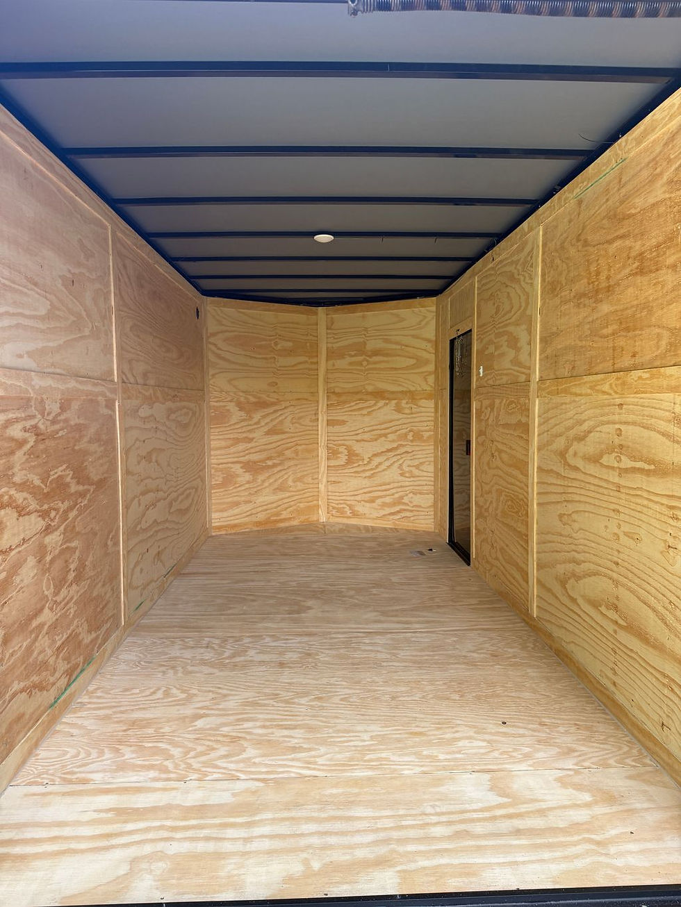 Thumbnail: New 2027 Hook & Line 7 x 14 Enclosed Trailer 7k GVWR