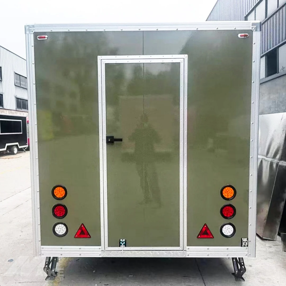 2026 Empire Trailers Olive Green Compact Food Trailer with Serving Window for Coffee kitchen trailers for sale — photo 4 of 8 | Prime Trail Trailers