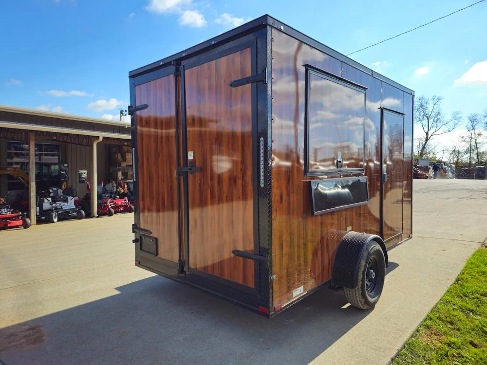 2026 Empire Trailers 7 x 12 Wood Grain Concession Food Catering Vending Trailer kitchen trailers for sale — photo 8 of 13 | Prime Trail Trailers