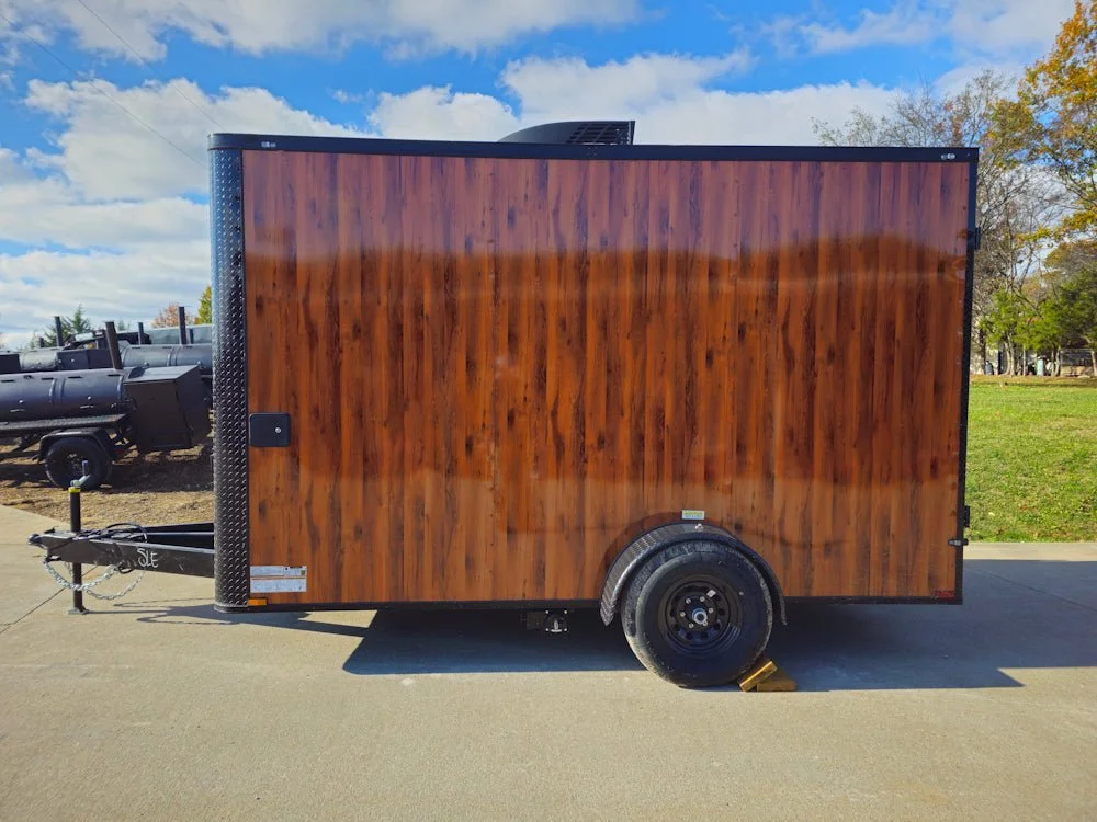 2026 Empire Trailers 7 x 12 Wood Grain Concession Food Catering Vending Trailer kitchen trailers for sale — photo 4 of 13 | Prime Trail Trailers