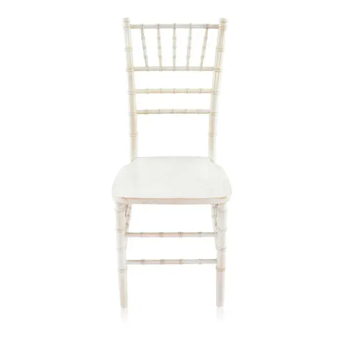 Thumbnail: Wood Chiavari Chair - White Wash