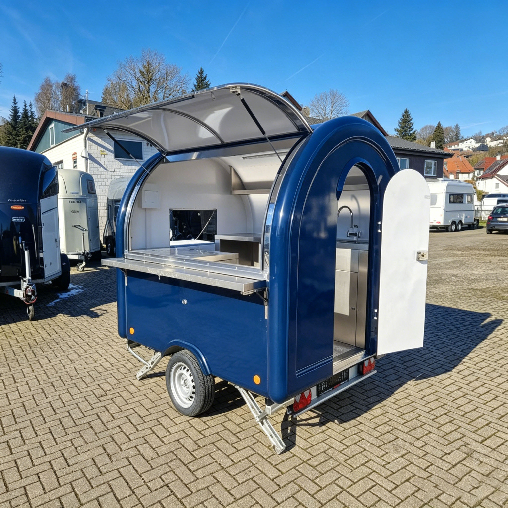 2026 Empire Trailers Small Fully Equipped Food Truck Custom Mini Coffee & Ice Cream Trailer for Sale kitchen trailers for sale — photo 2 of 4 | Prime Trail Trailers
