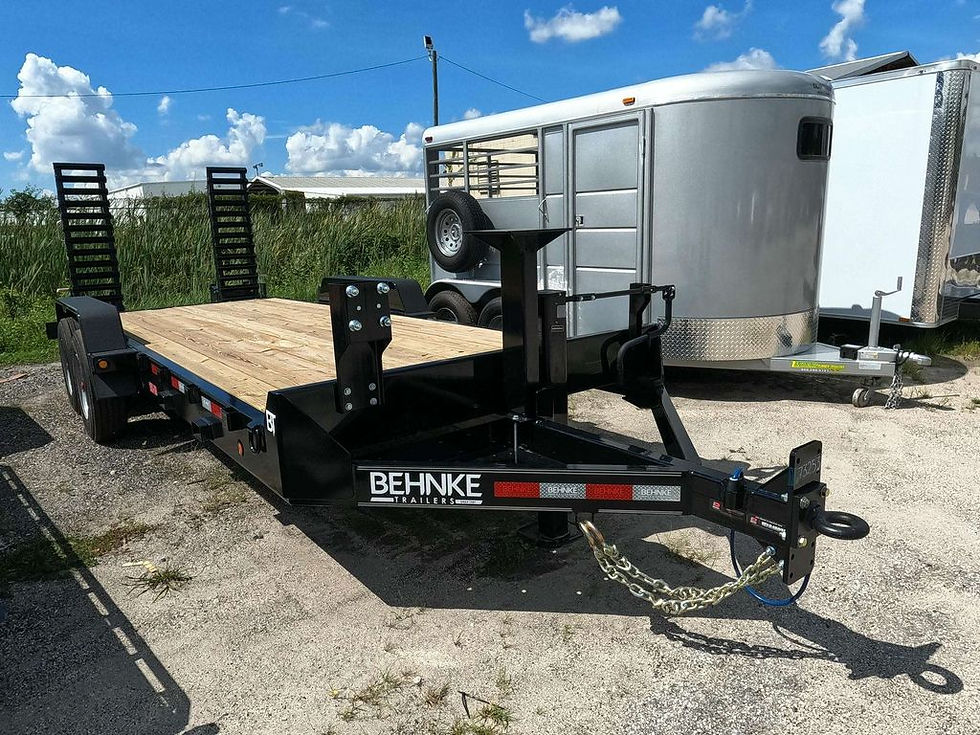 Thumbnail: New 2025 Behnke 7 x 20 Equipment 20k Trailer