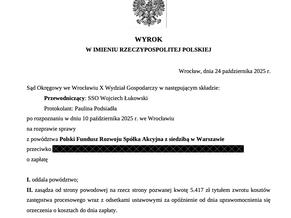 Pozew PFR CBA – skuteczna obrona przed zwrotem subwencji.