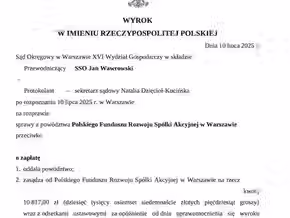 Pozew PFR o zwrot subwencji. Tarcza Finansowa a rekomendacje CBA – kolejna wygrana w sądzie