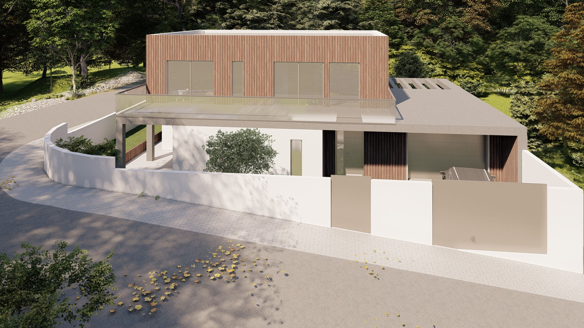 Moradia Unifamiliar - Charneca da Caparica — projeto de arquitetura residencial AJA Projetos
