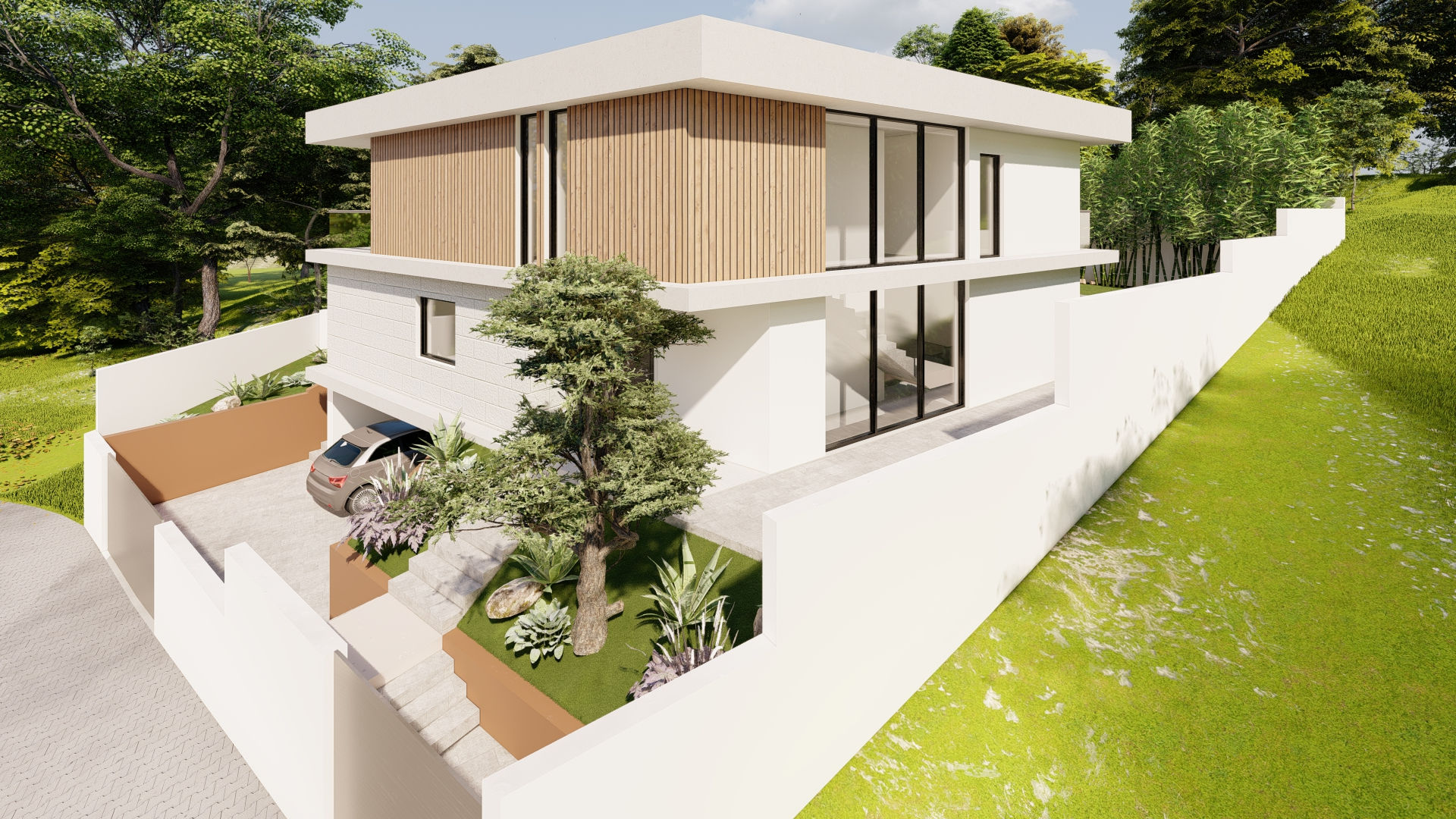 Moradia unifamiliar - São João da Talha — projeto de arquitetura residencial AJA Projetos