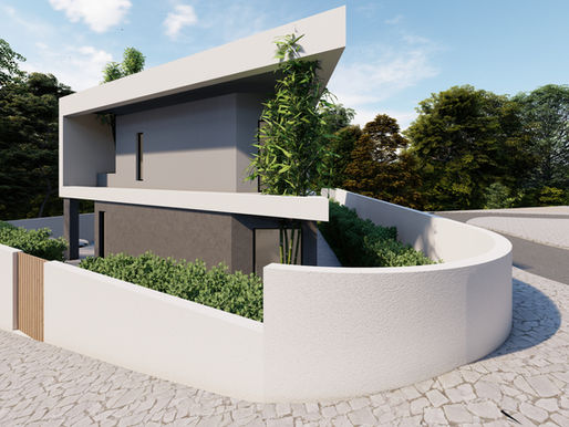 Habitação em terreno desafiante - Mafra