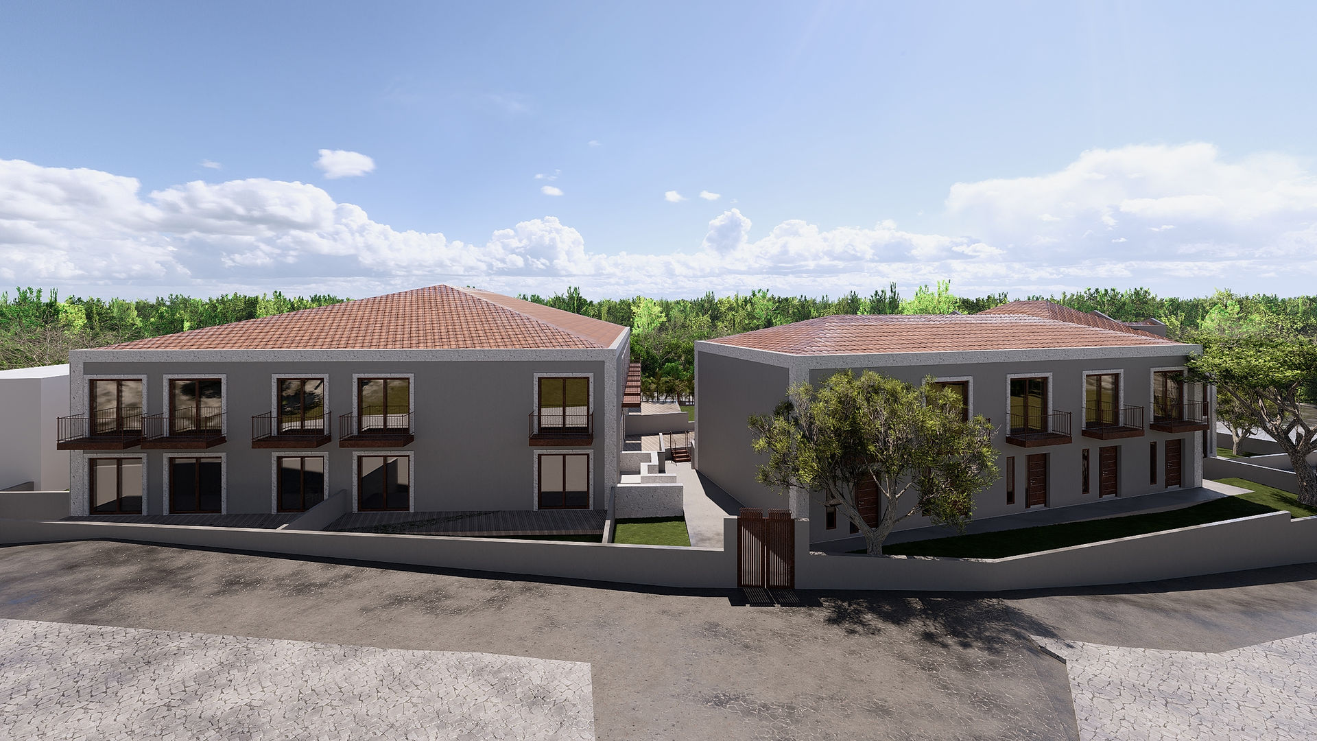 Condomínio Privado Vilalr dos Condes - Belas — projeto de arquitetura residencial AJA Projetos