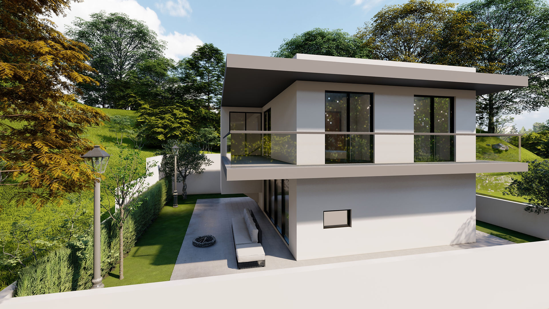 Projeto de habitação: ampliação futura e acessibilidade em destaque — projeto de arquitetura residencial AJA Projetos