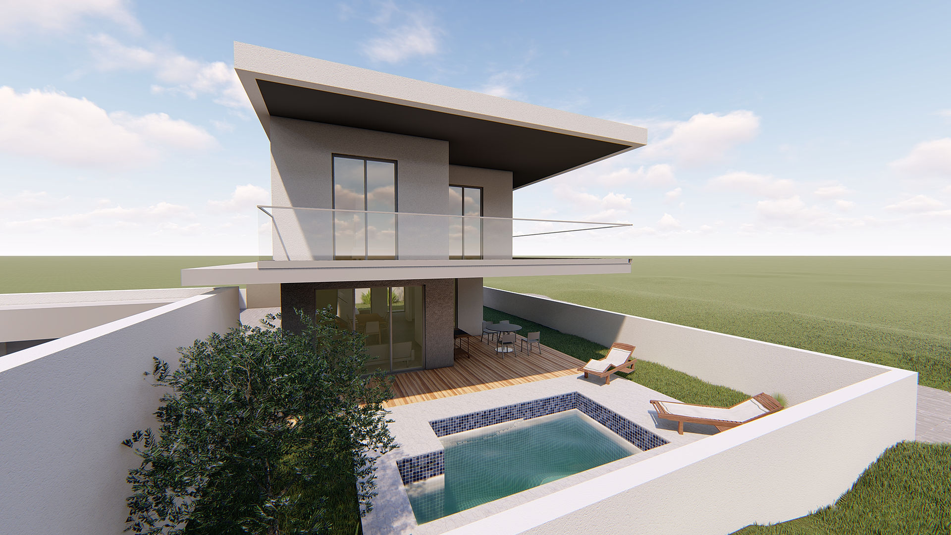 Habitação na Aroeira - House in Aroeira — projeto de arquitetura residencial AJA Projetos