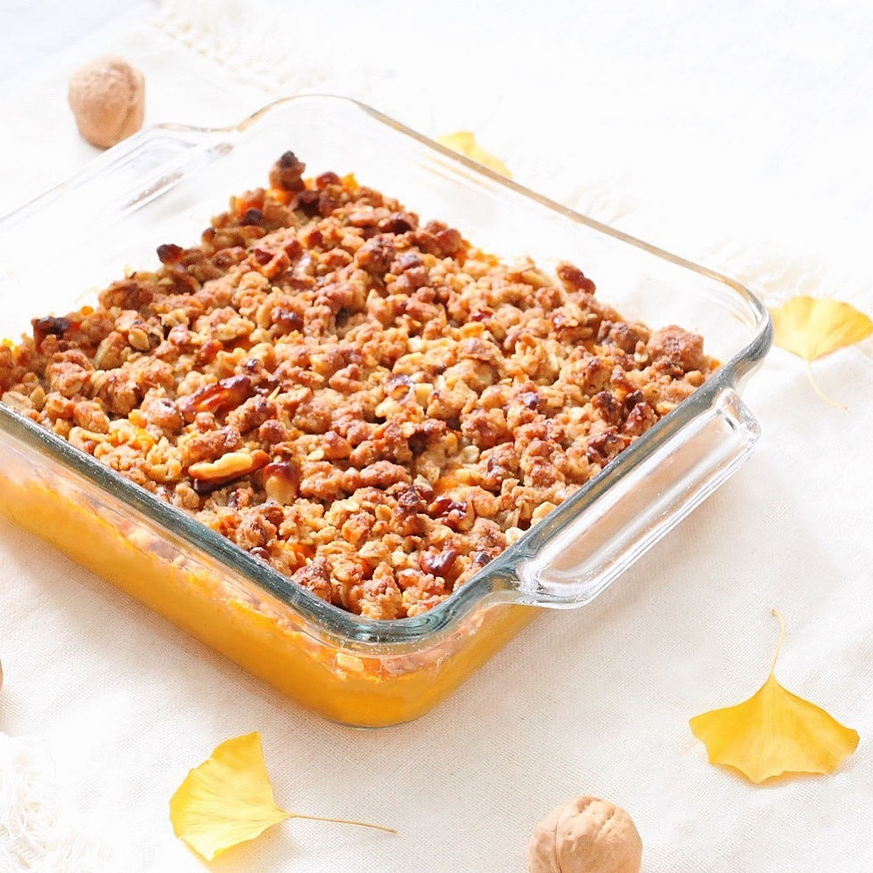 Sweet Potato Walnut Casserole Recipe