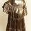 Thumbnail: Gold Tiered ls liquid knit Maxi Dress / Duster