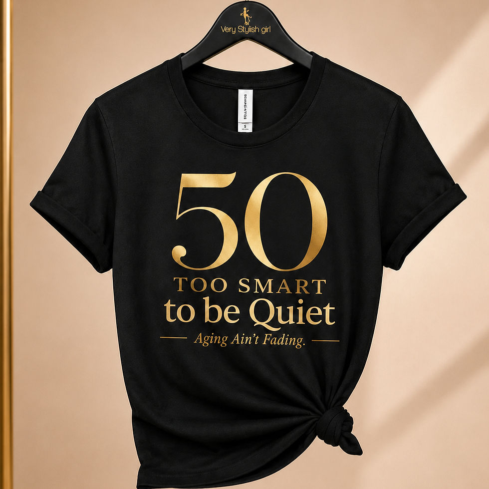 Thumbnail: “50 TOO SMART to be Quiet” T-shirt |  Milestone Marker