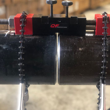qf innovations pipe fit up clamp