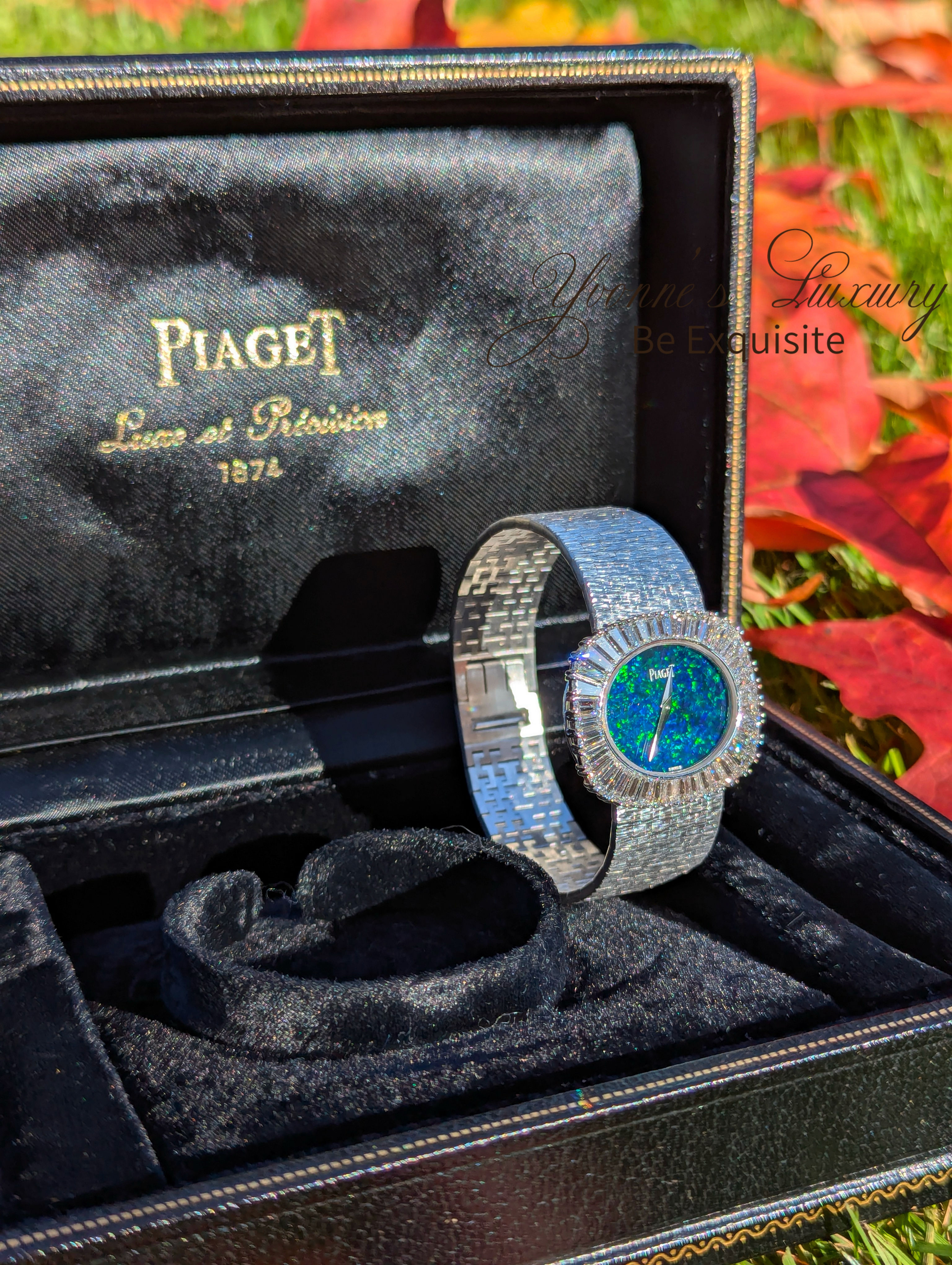 Piaget Vintage Haute Joaillerie Diamond Opal Wristwatch