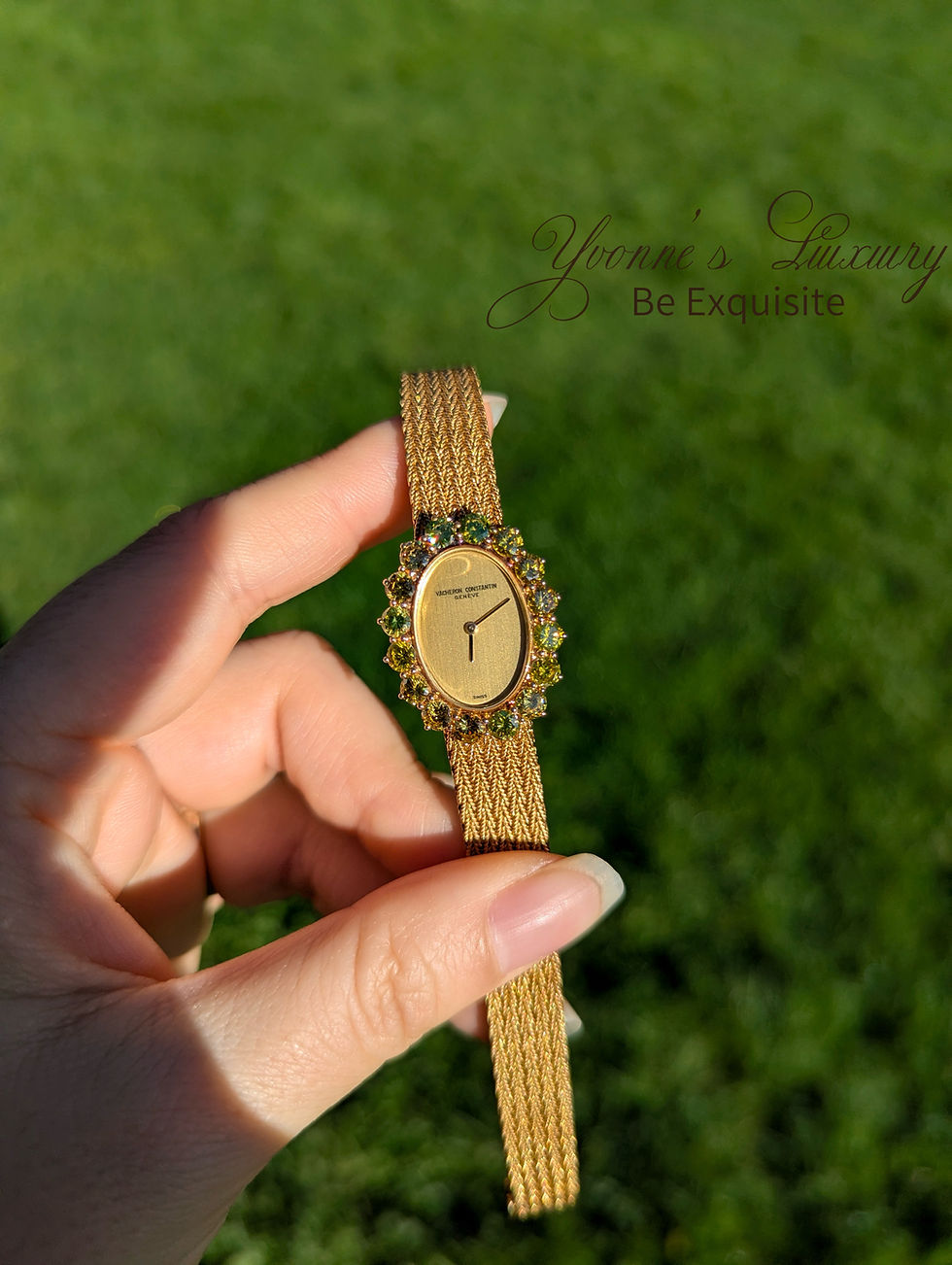 Thumbnail: Vacheron Constantin Extraordinary Yellow Diamond Bezel Lady’s Wristwatch