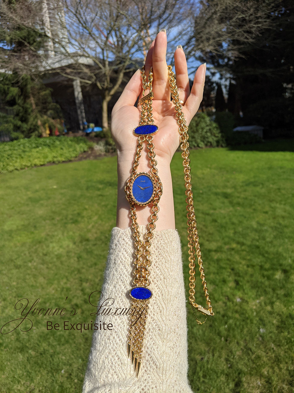 Piaget Extremely Rare Sautoir Pendant Watch and Wristwatch