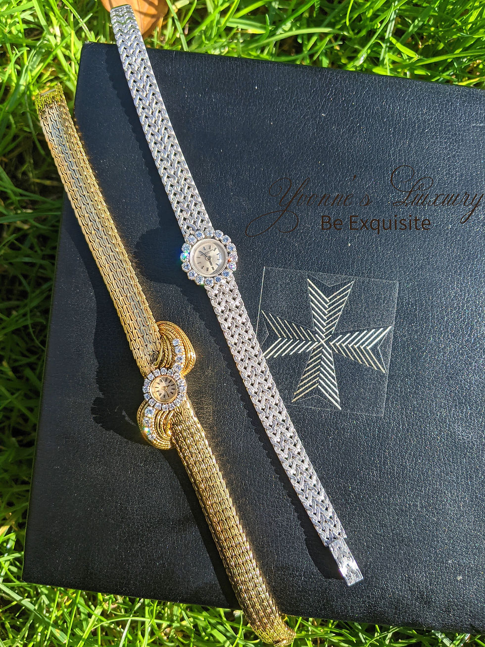 Vacheron Constantin White Gold Diamond Bezel Cocktail Wristwatch