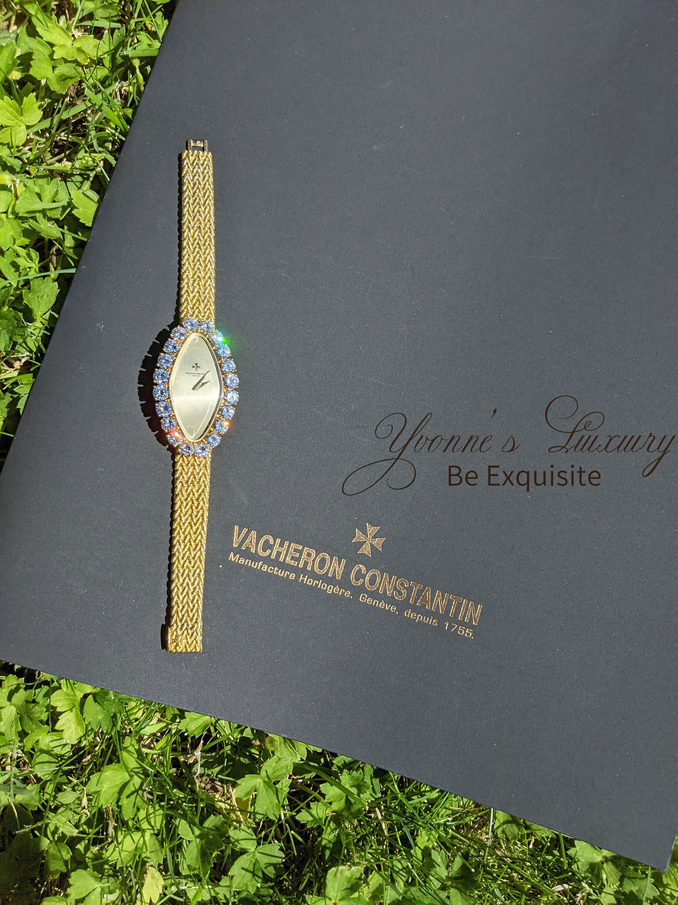 Vacheron Constantin Exceptionally Rare and Highly Attractive Yellow Gold Lozenge