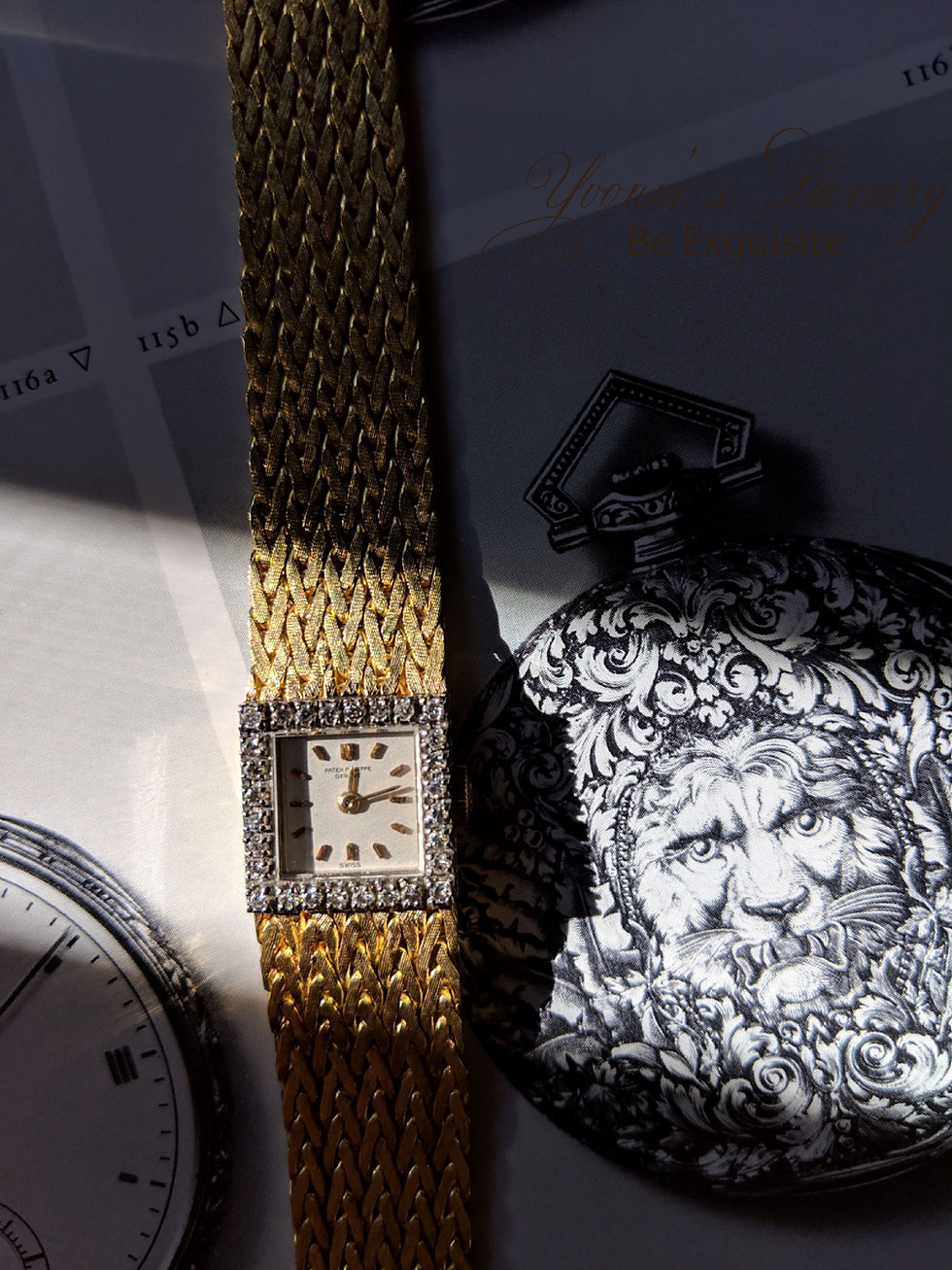 Patek Philippe Vintage Square Face Diamond Watch