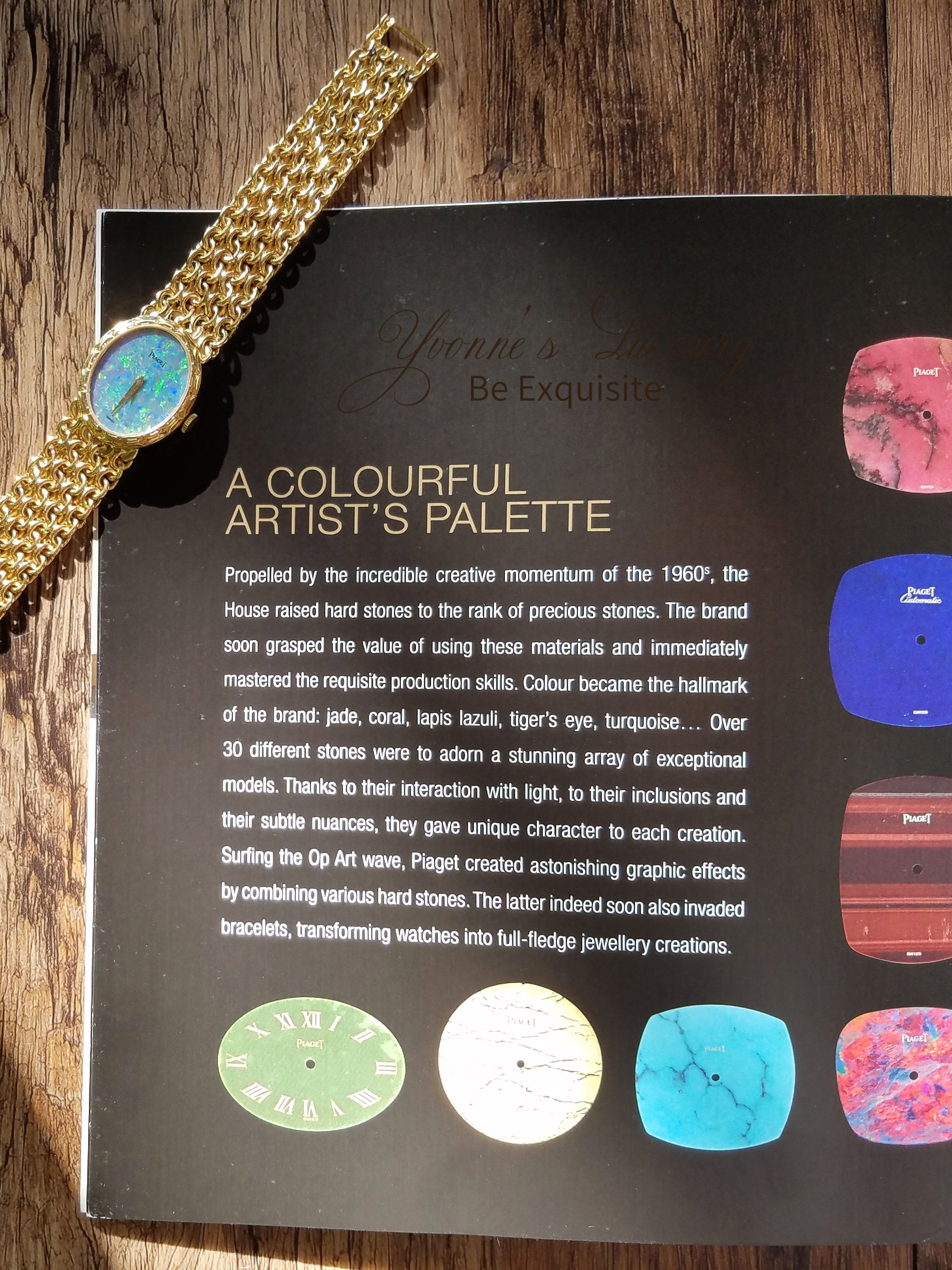 Piaget Vintage Yellow Gold Opal Dial Lady’s Watch