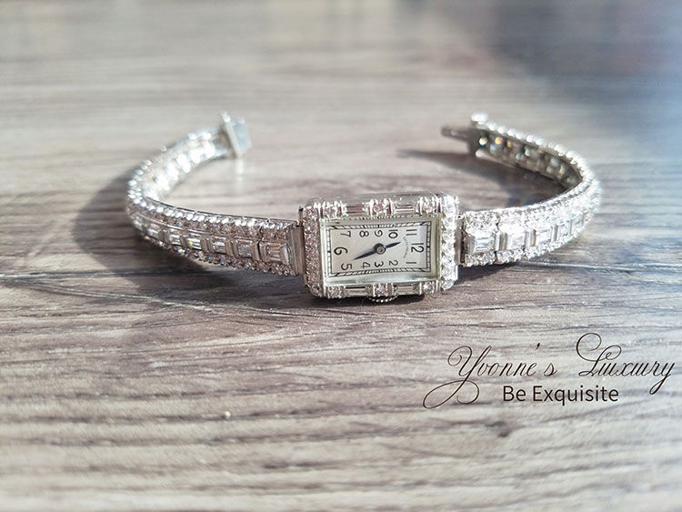 Thumbnail: Patek Philippe Antique Diamond Bracelet Watch