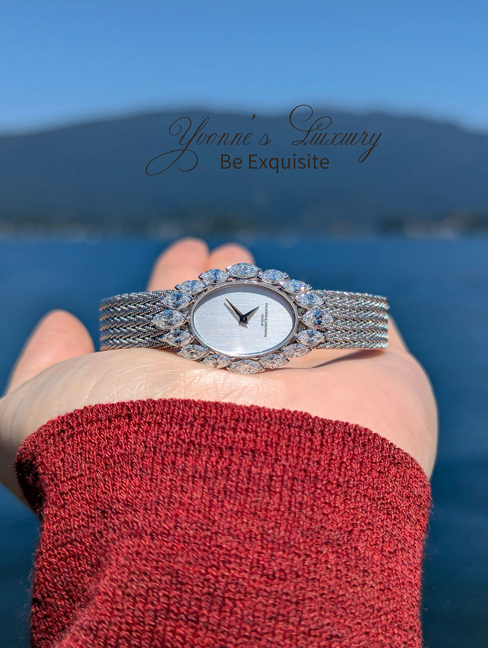 Thumbnail: Vacheron Constantin Vintage 18K Marquise Diamonds Jewelry Wristwatch