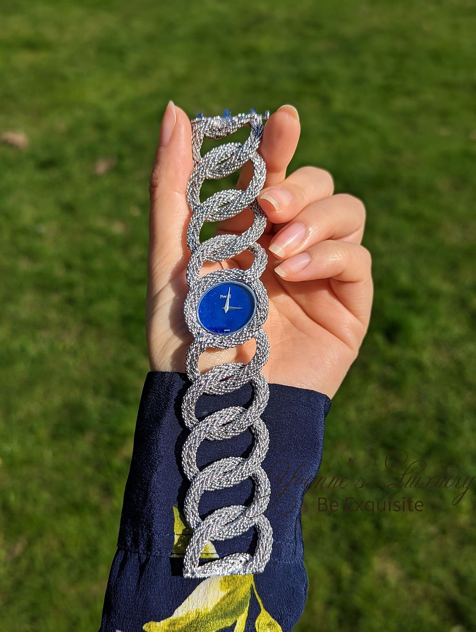 Thumbnail: Piaget Only 2 Pieces Ever Made Rare Georges L'Enfant Bracelet Wristwatch