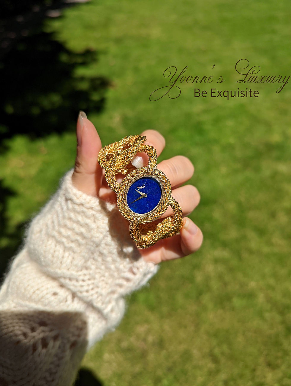 Thumbnail: Piaget Only 2 Pieces Ever Made Rare Georges L'Enfant Bracelet Wristwatch