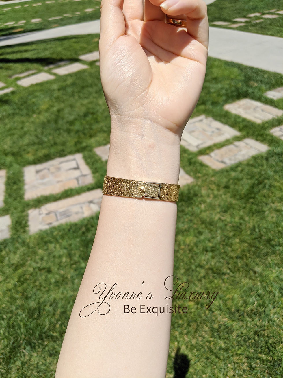 Thumbnail: Patek Philippe Yellow Gold Diamond Bezel Bracelet Watch