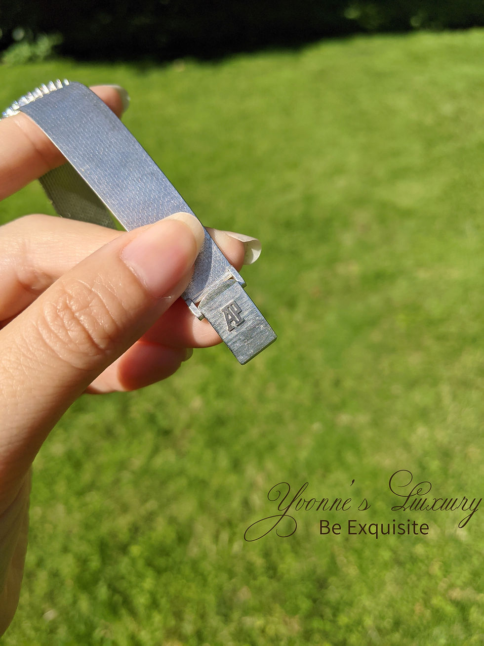 Thumbnail: Audemars Piguet Rare Baguette-cut Diamond Opal Dial Wristwatch