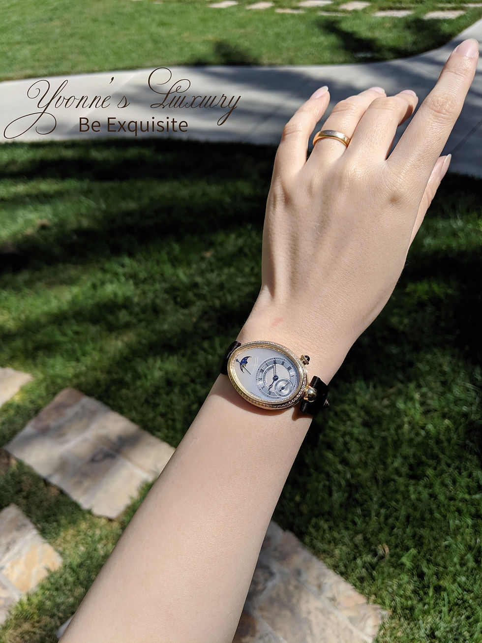 Thumbnail: Breguet Reine de Naples Full Set Diamond Automatic Wristwatch with MOP Dial