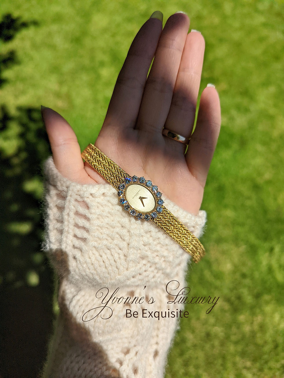 Thumbnail: Vacheron Constantin 18K Yellow Gold Model 18709 Diamond Wristwatch