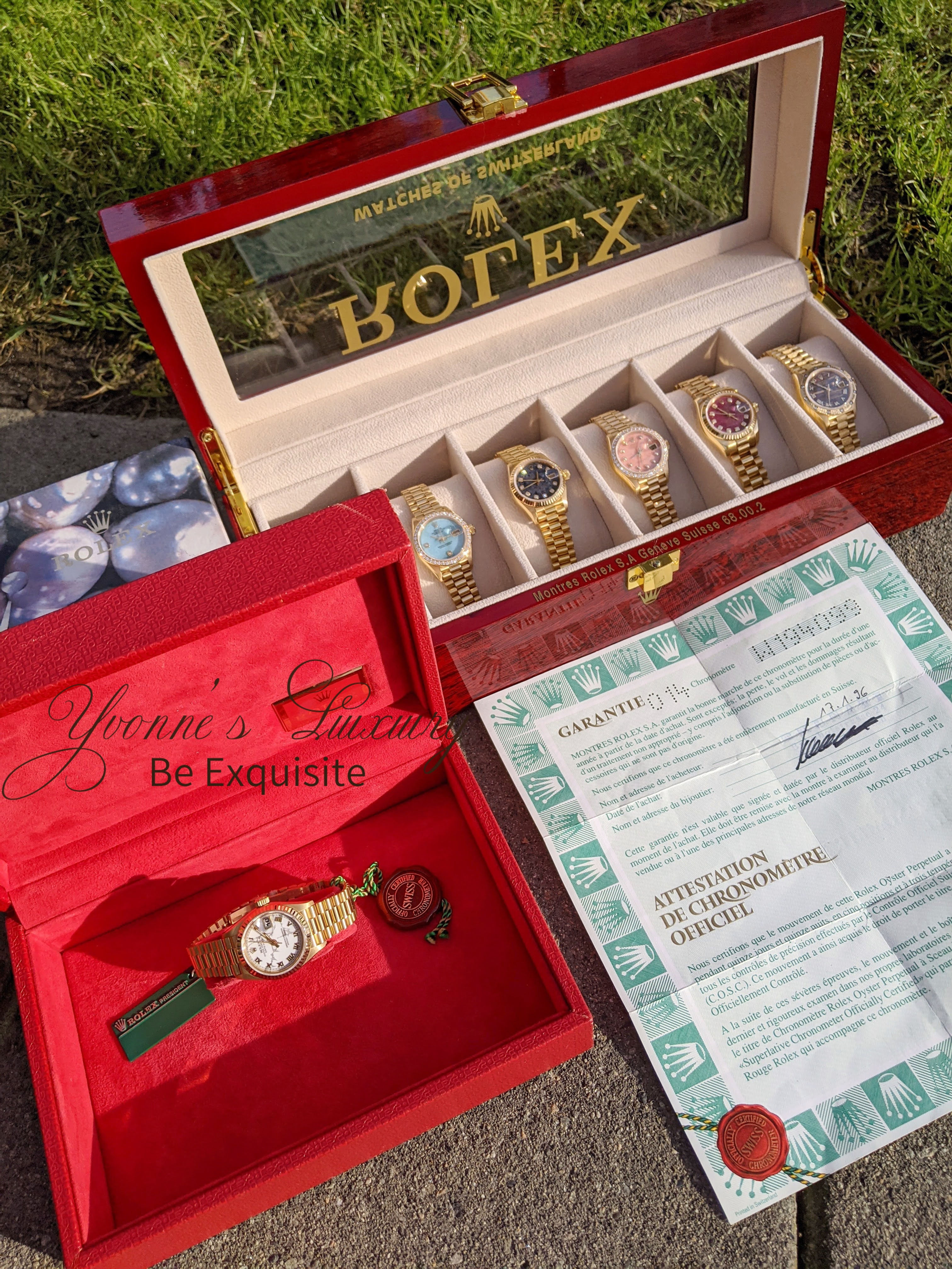 Rolex Rare Howlite Dial Ref. 69178 Lady’s Datejust Full Set