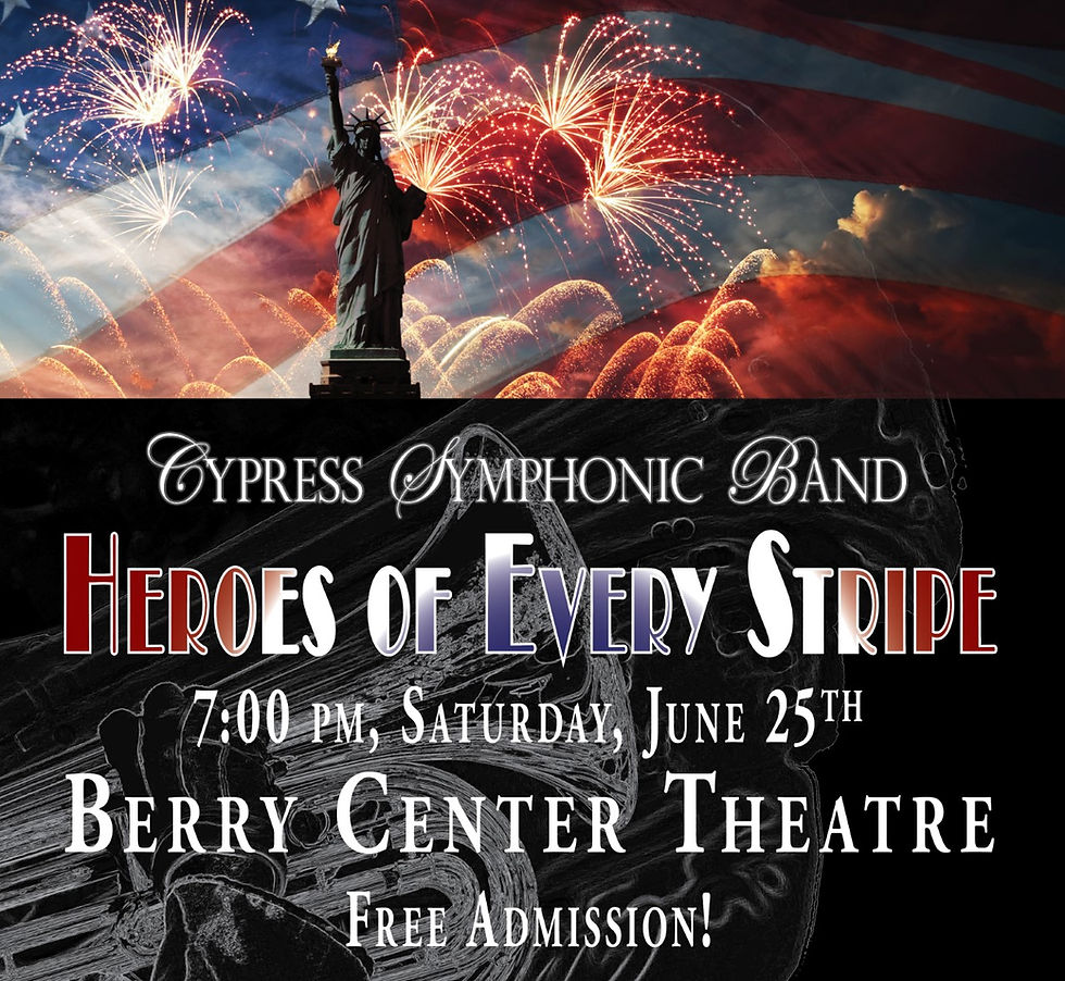 Cypress Symphonic Band Patriotic Concert