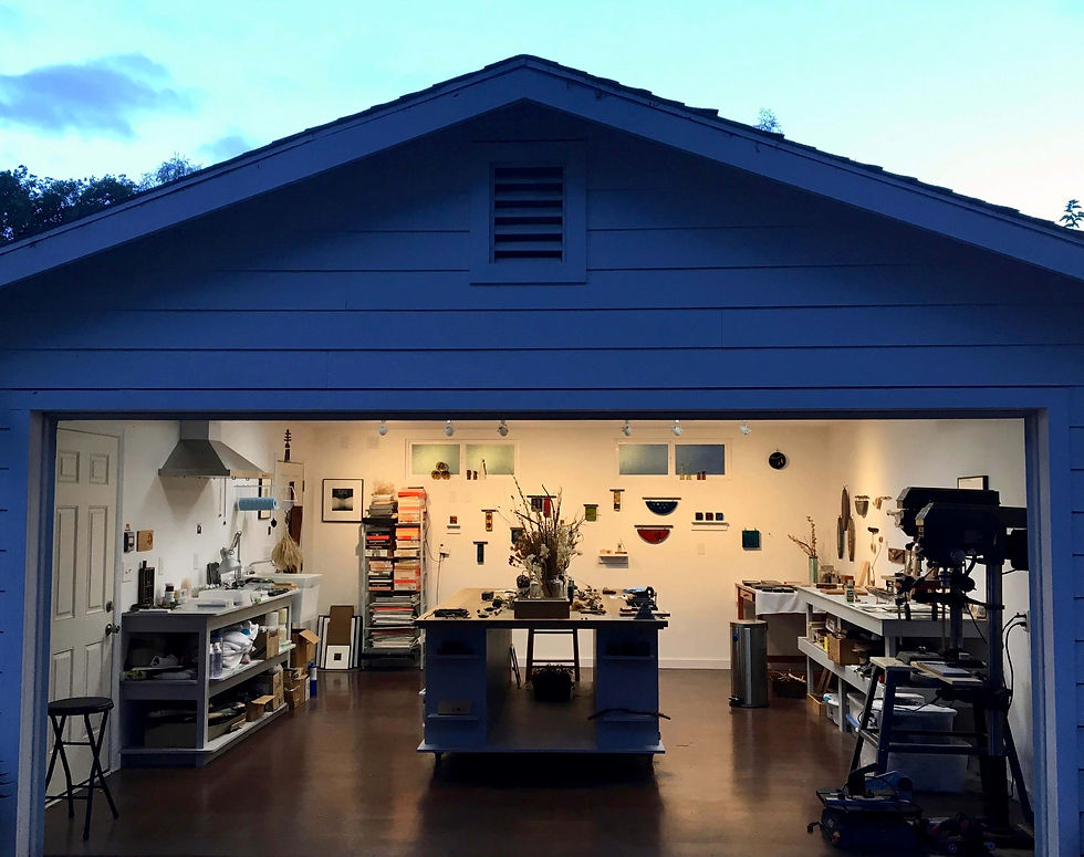 studio at dusk