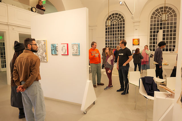Artist Talk on 11/24. Photo by Byron Soza of Alliinka Media