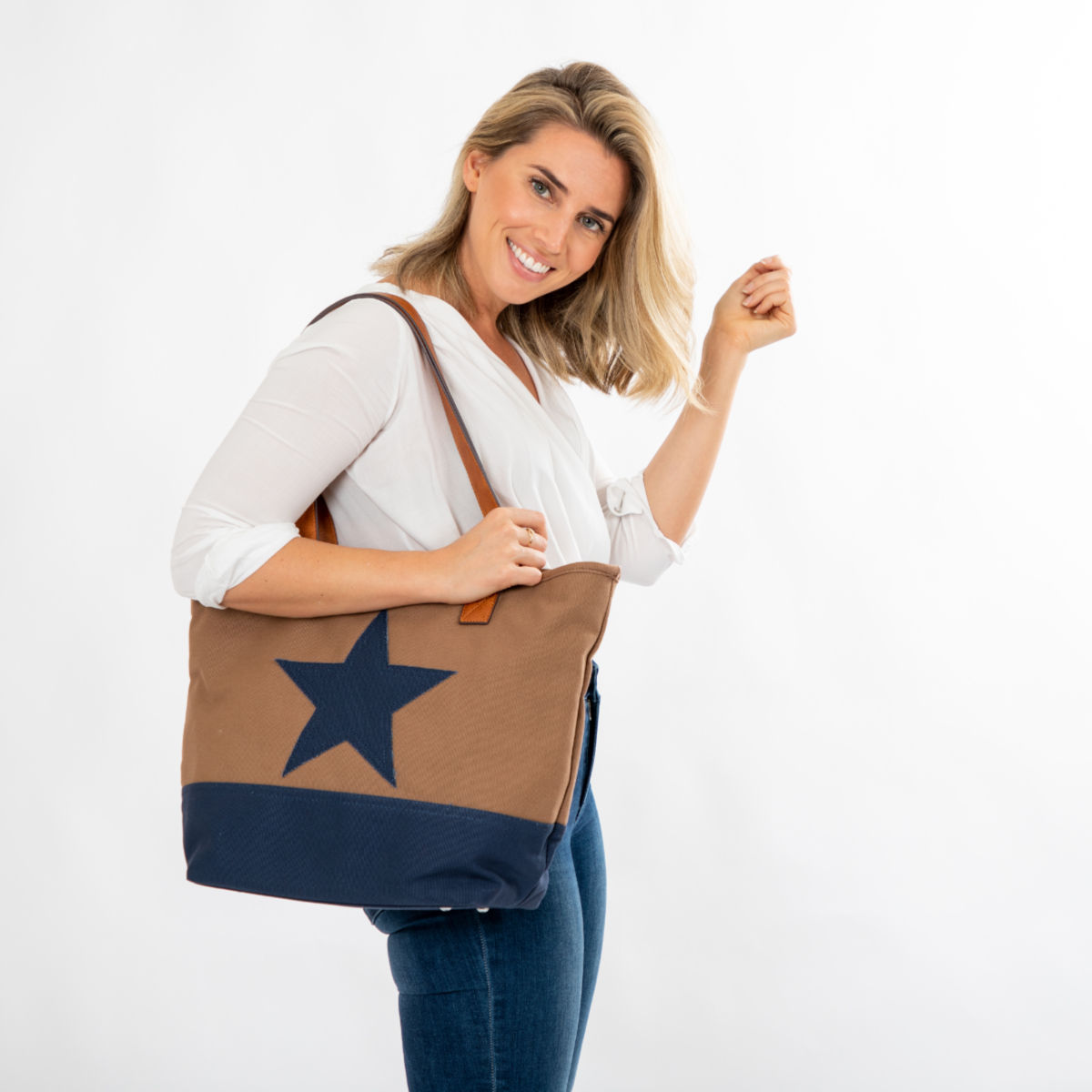 Lone Star Canvas Bag - Coffee